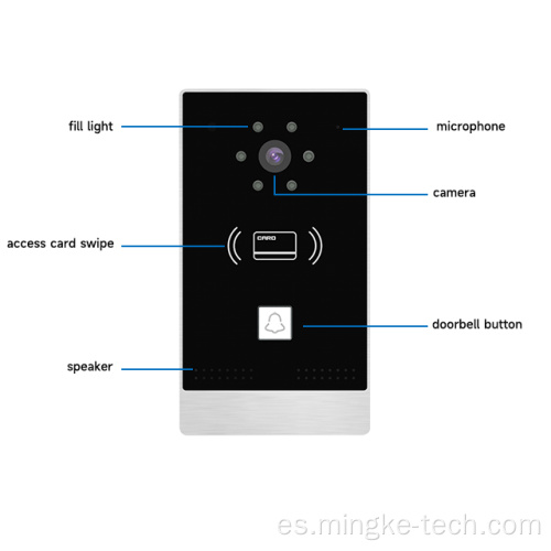 Smart Villa IP Video Doorphone Intercom Cable del sistema de intercomunicador